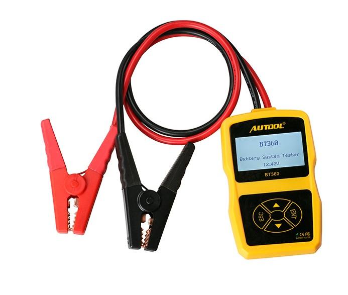 Тестер аккумулятора AUTOOL BT-360 высокоточный 12В 190х165х60 мм (YUT_V2467)