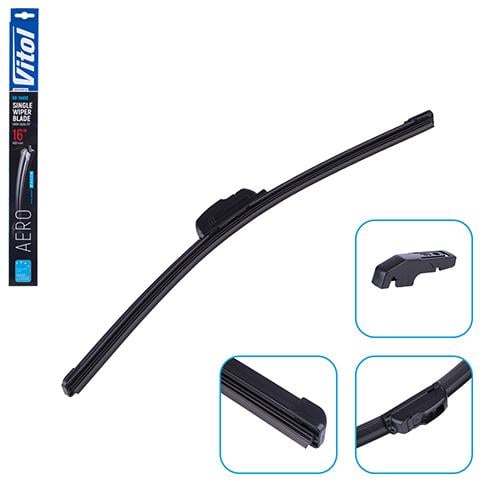 Щітка склоочищувача Vitol Aero безкаркасна 16" 400 мм (00000054406) - фото 2