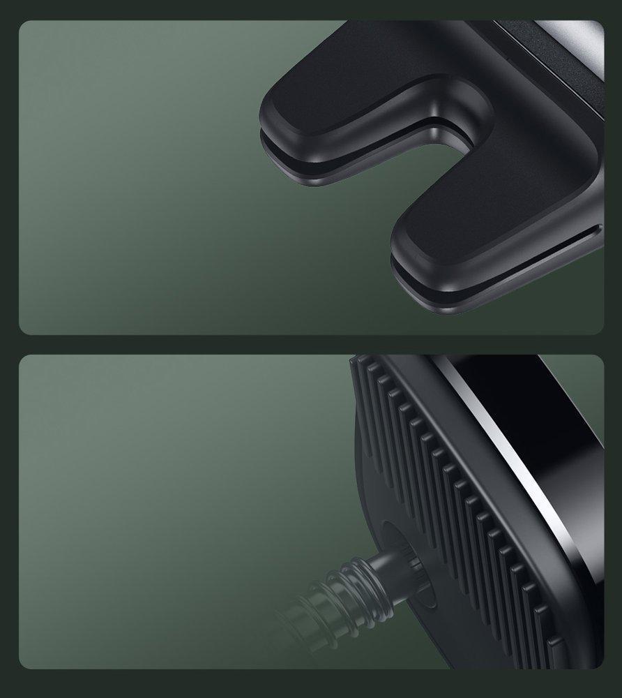 Тримач автомобільний BASEUS металевий 360° Steel Cannon Сріблястий (SUGP-0S) - фото 5