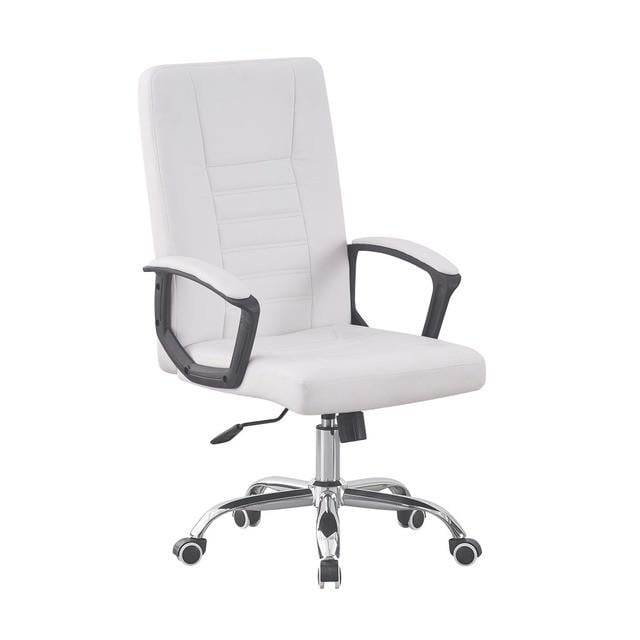 Офісне крісло Bonro B-627 на колесах Білий (21320871)