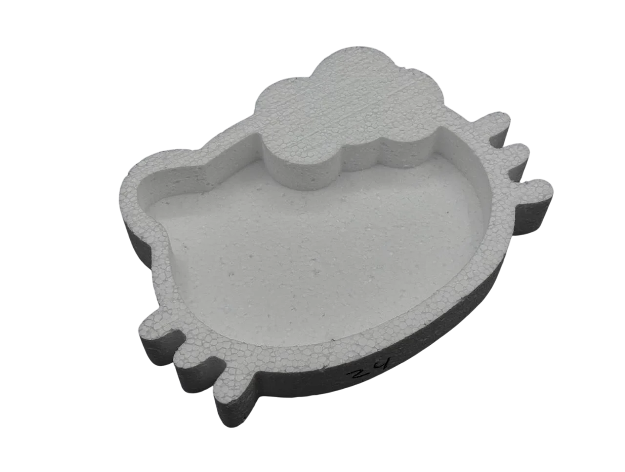 Пенобокс для декорирования пенопластовая заготовка для рукоделия 33х25 см Белый (PNB-022)