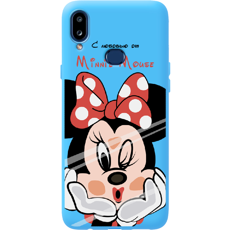 Чехол Boxface Samsung A107 Galaxy A10s Lady M Голубой силикон (37944-cc59-41588)