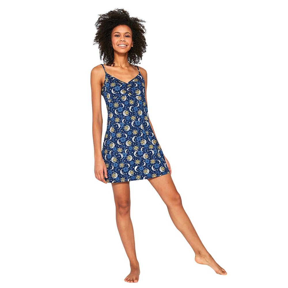 Сорочка домашня жіноча Cornette XL Navy Blue (991/212 Sandy)