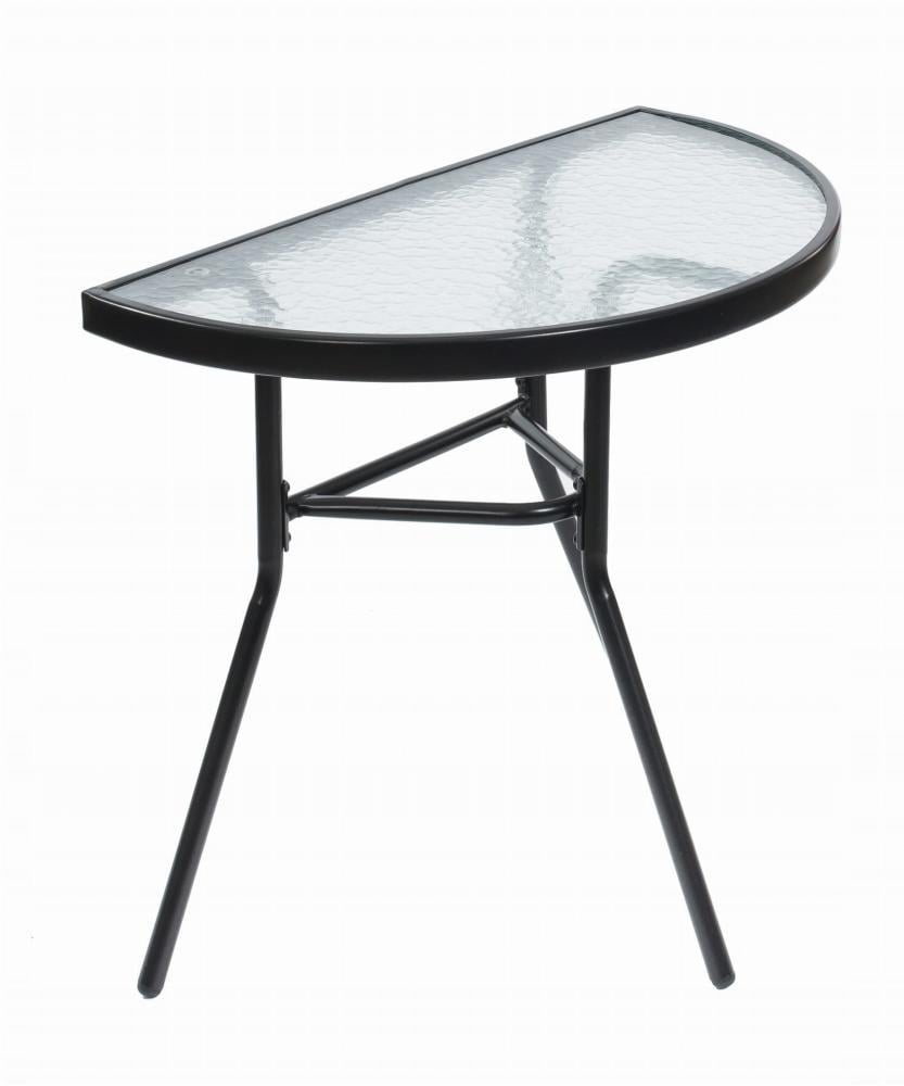 Столик приставной полукруглый Bonro B-1913 металлический Черный (147-76-42400945)