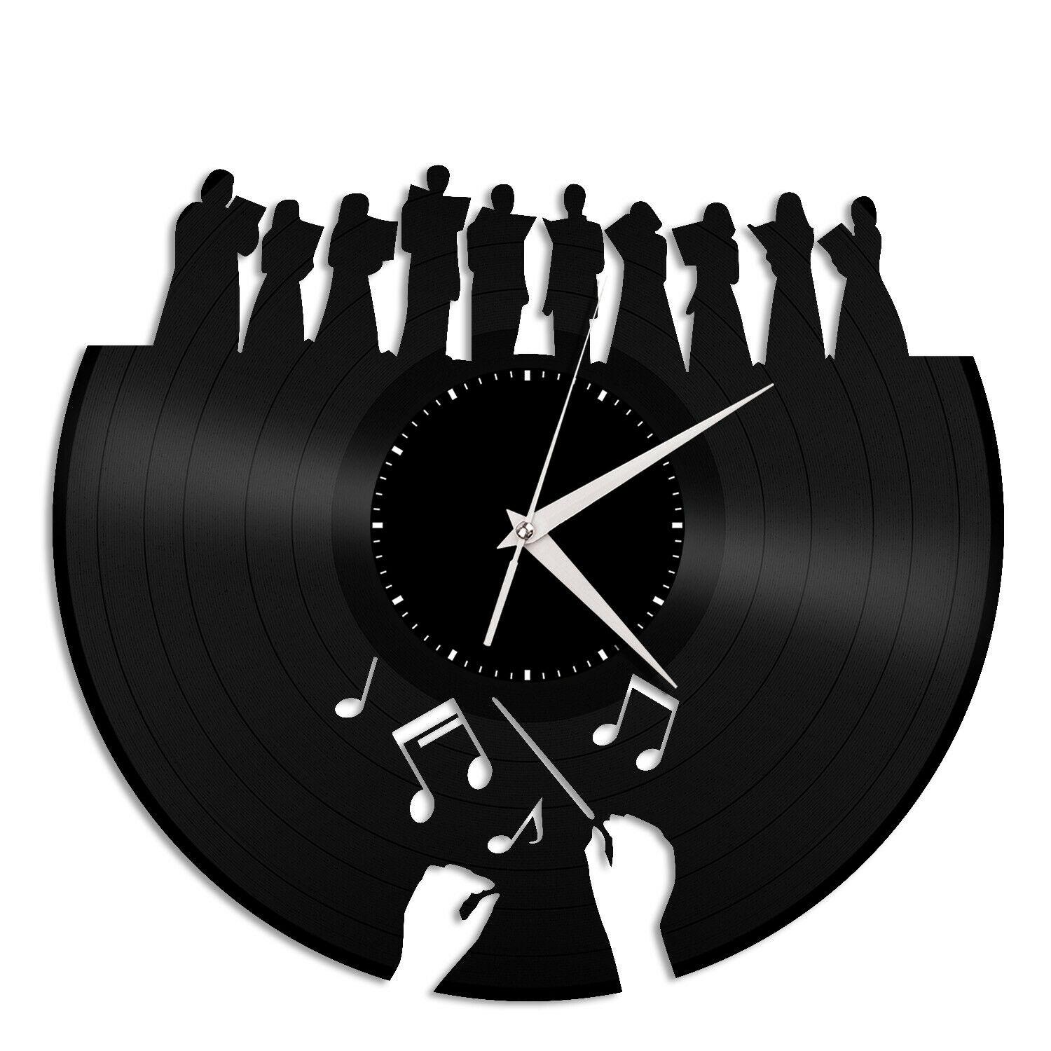 Часы настенные Хор 1907 из виниловой пластинки