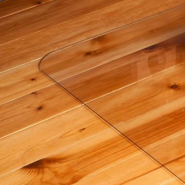 Захисний килимок під крісло з монолітного полікарбонату Poly-Frik 0,8 мм 1000х1240 мм Прозорий (ZK-08) - фото 8