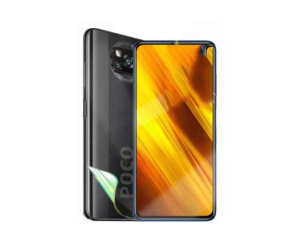 Протиударна гідрогелева плівка Hydrogel Film для Xiaomi Poco X3 на задню панель, Transparent