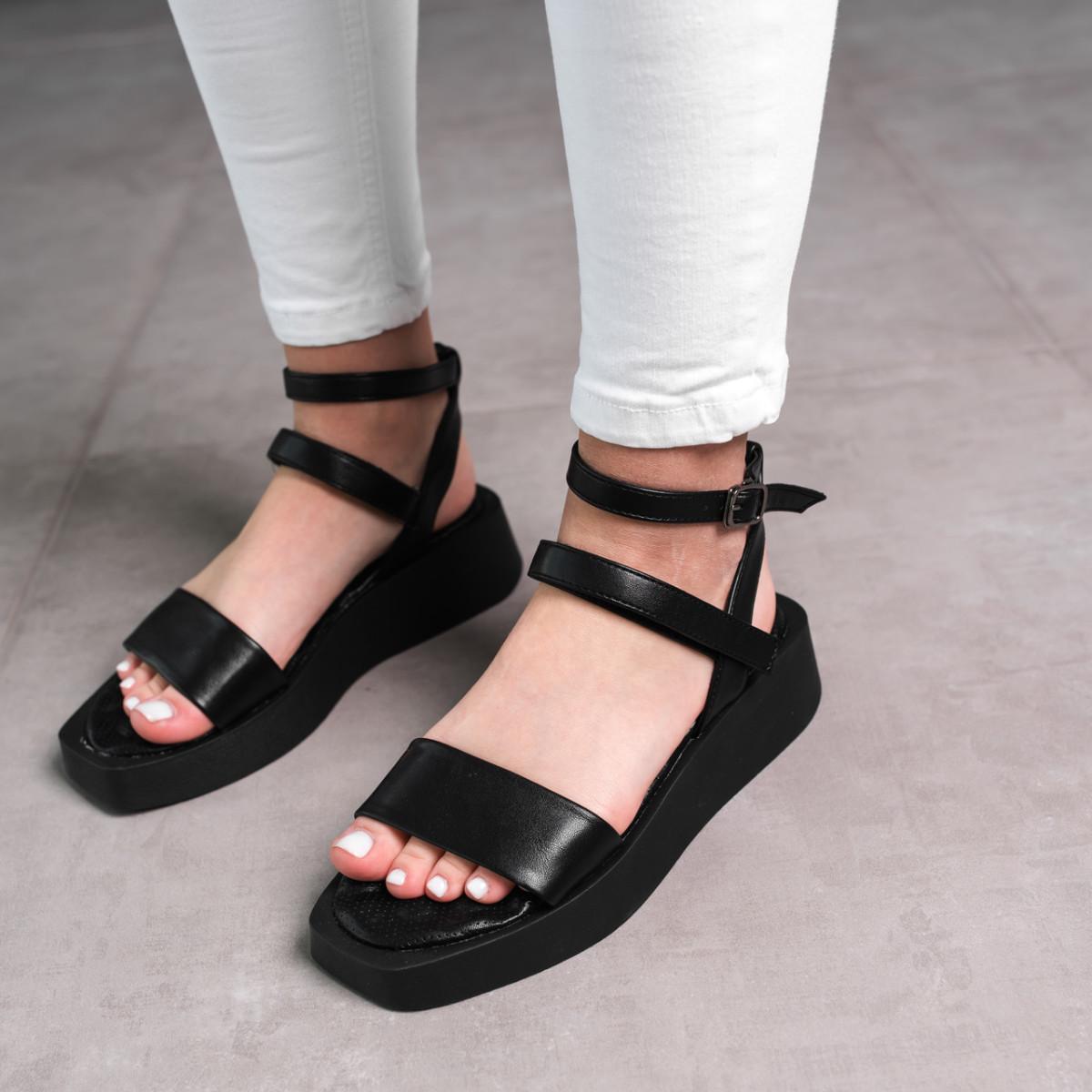 Сандалии женские Fashion р. 38 24 см Черный (3655)