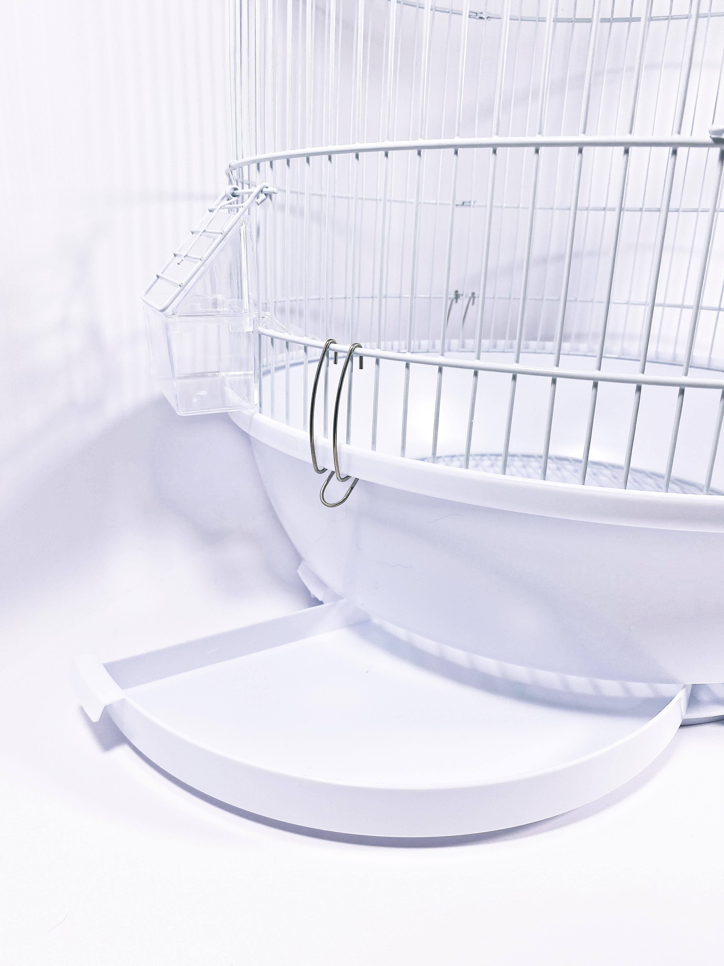 Клітка для птахів Diva 330 ⌀ 40х70 см Білий (330w) - фото 3 Клітка для птахів Diva 330 ⌀ 40х70 см Білий (330w) - фото 3