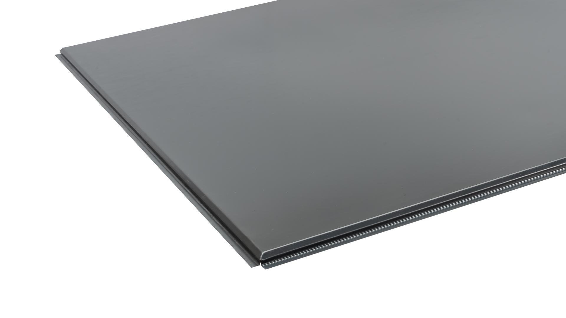 Плита металлическая объемная 590х590 мм Графитный