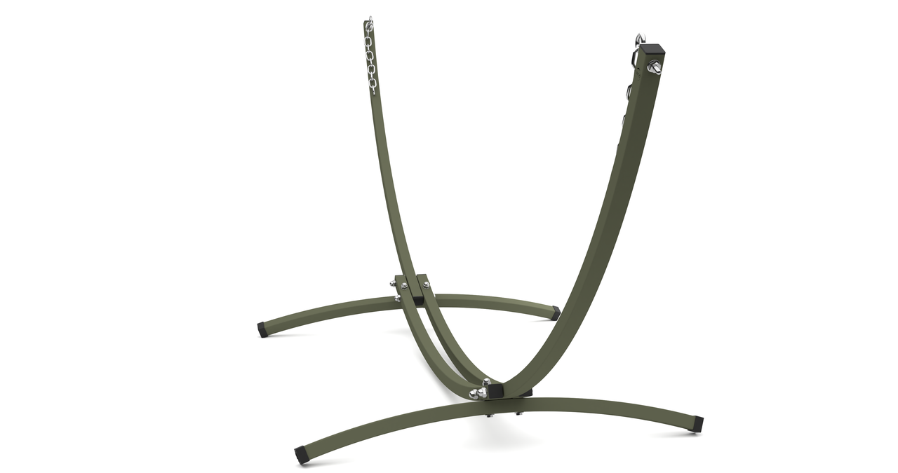 Стійка для двомісного гамака WCG металева з кріпленням для дому/дачі/саду Оливкова (WCGR-OL1) - фото 4