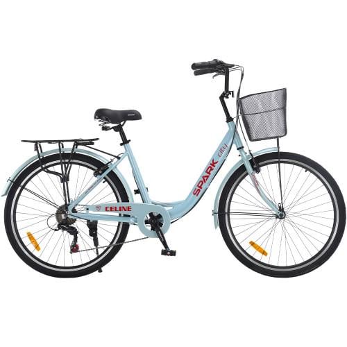 Велосипед Spark CITY CELINE колеса 26" алюминиевая рама 17" Голубой (000239980)