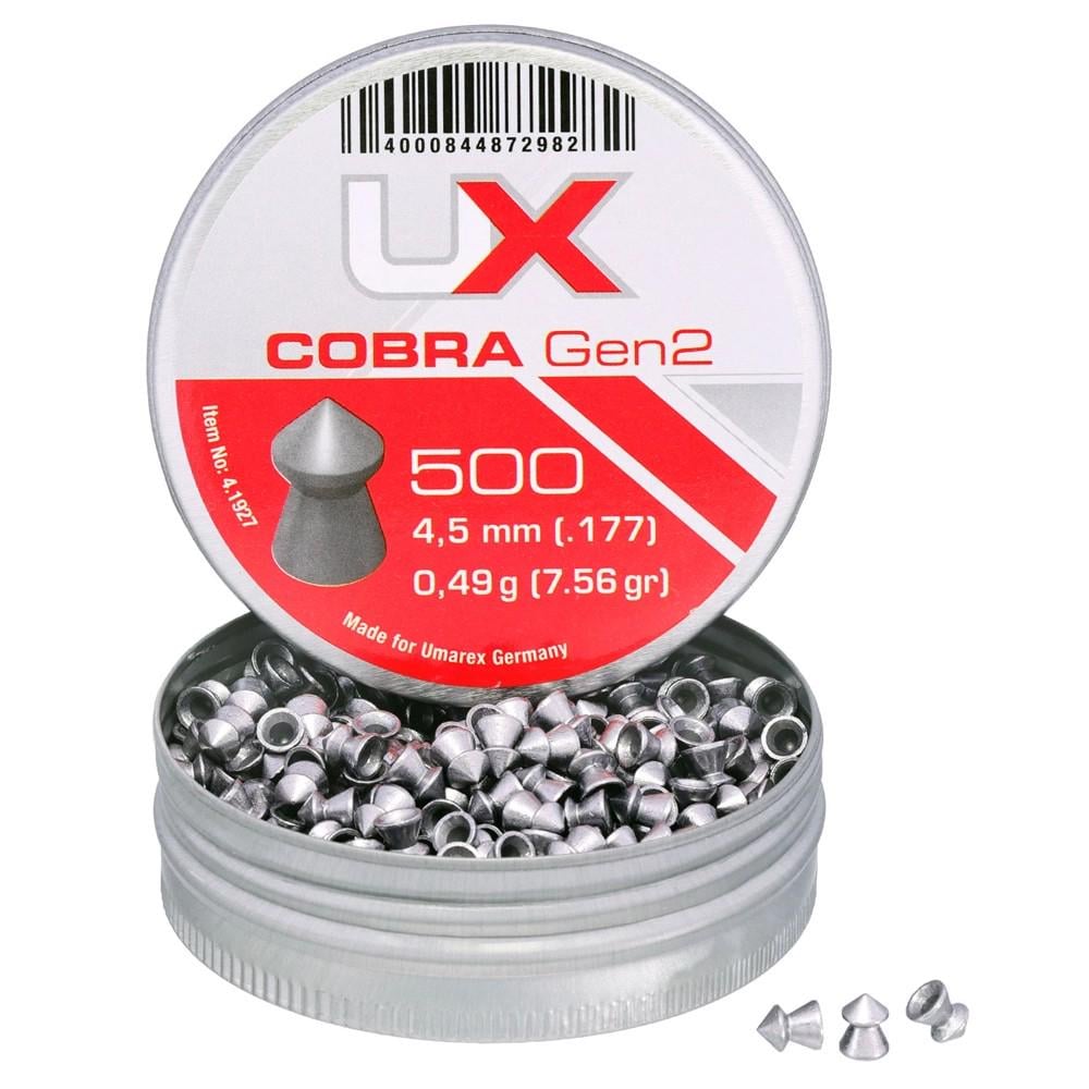 Кульки для пневматичної зброї Umarex Cobra Gen2 0,49 г калібр 177 мм 500 шт. (27614753)