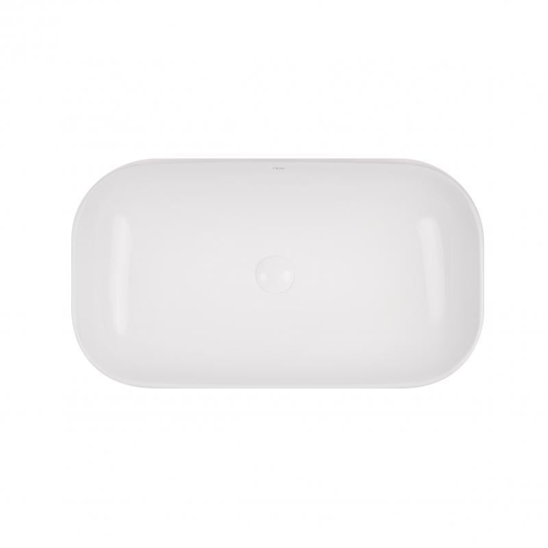 Раковина Q-tap ​​Jay 695х410х150 мм з донним клапаном White (QT07112166W)