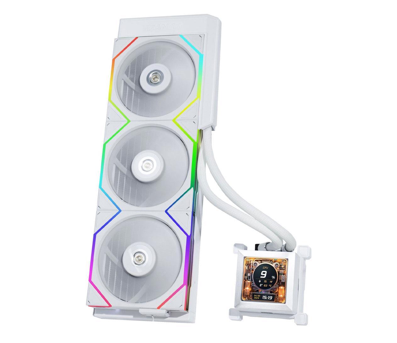 Охолодження водяне Lian Li HydroShift LCD 360 TL RGB White (HSLCD36TW)