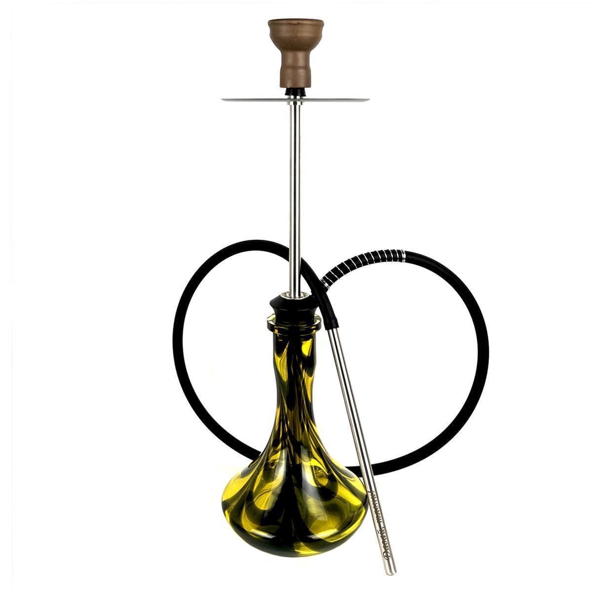 Кальян Tiaga Hookah Classic Silver Craft DC Yellow