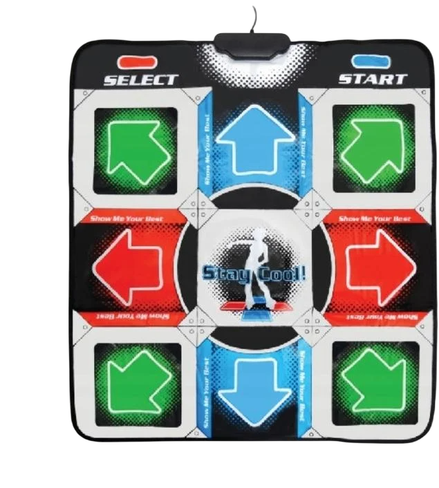 Килимок танцювальний Dance mat Dance Pad з CD від USB для ПК (R235)