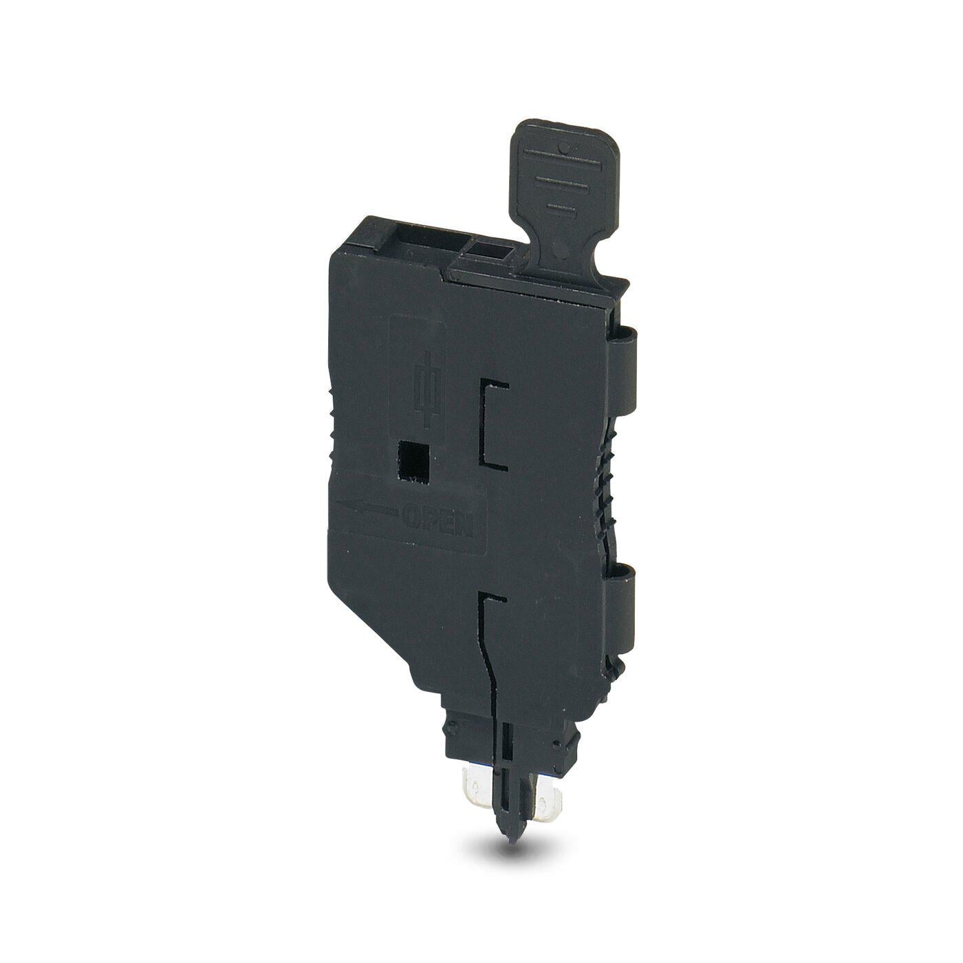 Тримач запобіжника Phoenix Contact P-FU 5X20-5 400 В 6,3А G5x20 Чорний (3209235) Тримач запобіжника Phoenix Contact P-FU 5X20-5 400 В 6,3А G5x20 Чорний (3209235)