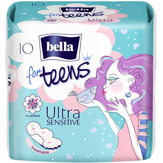 Гигиенические прокладки Bella FOR TEENS ULTRA SENSITIVE 10 шт. Гигиенические прокладки Bella FOR TEENS ULTRA SENSITIVE 10 шт.