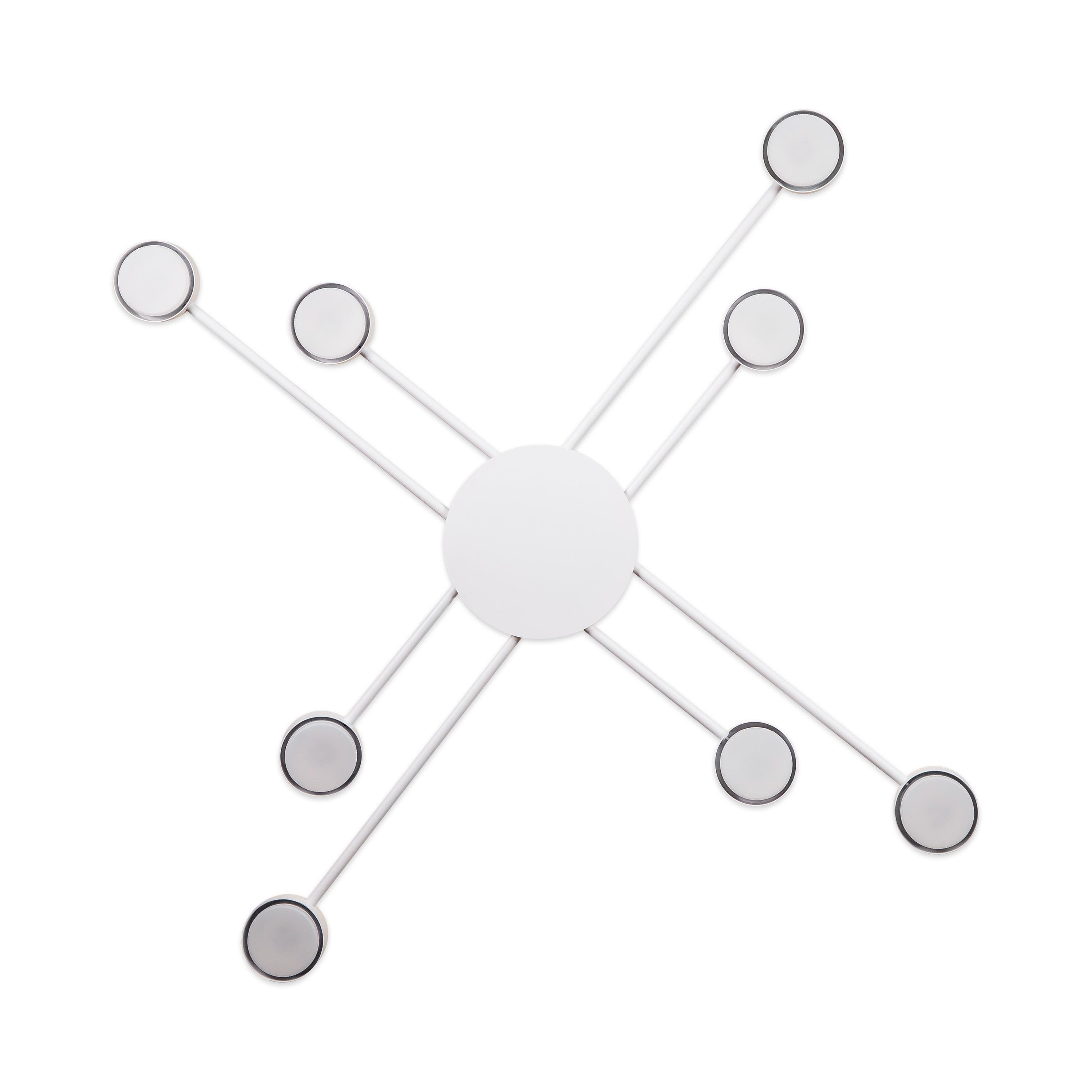 Потолочный светильник ETRON Radiant GX53 8x15 Вт 1-EFP-2225 Белый (72709)