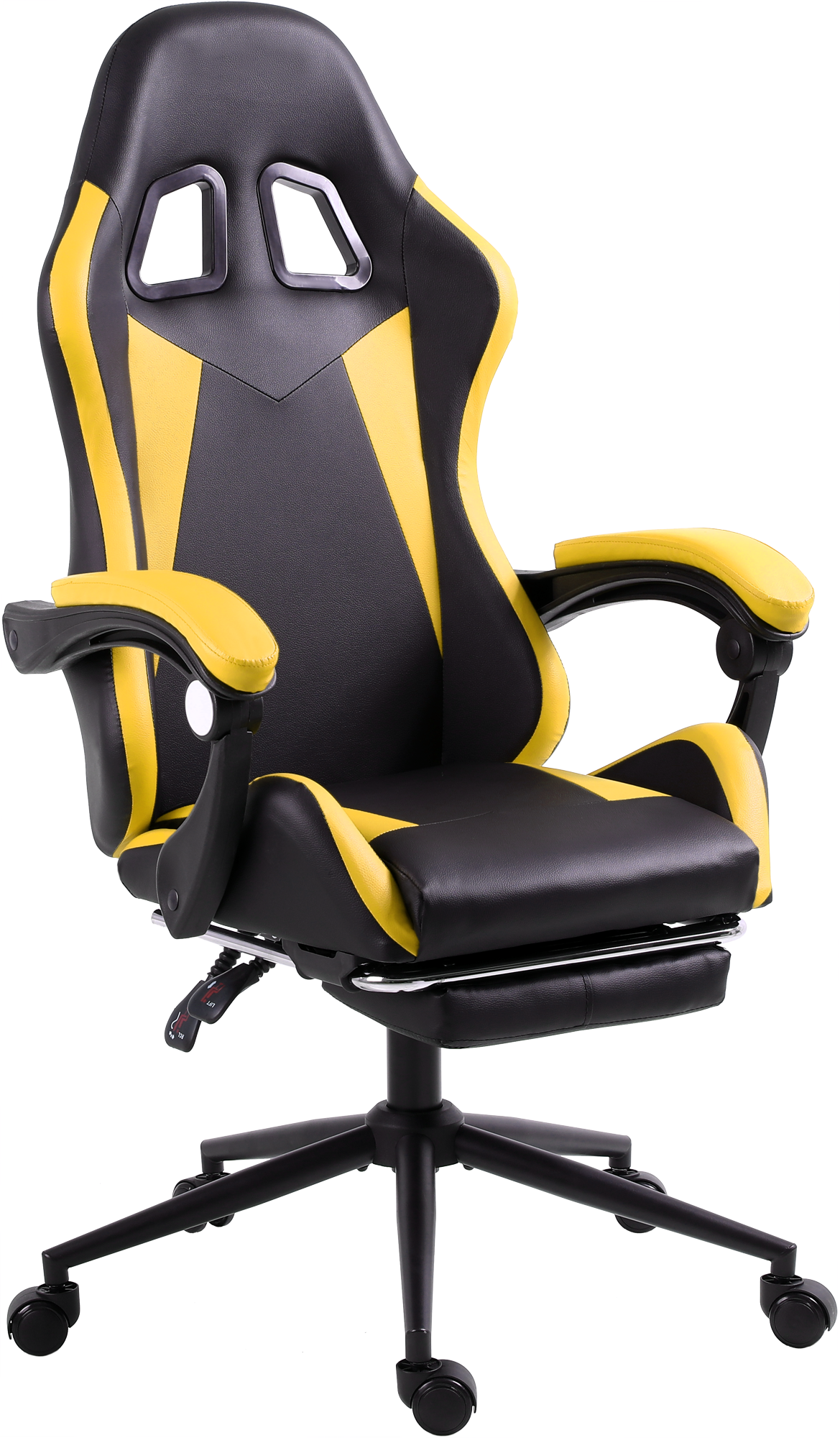 Крісло геймерське GT Racer X-2323 Black/Yellow - фото 6