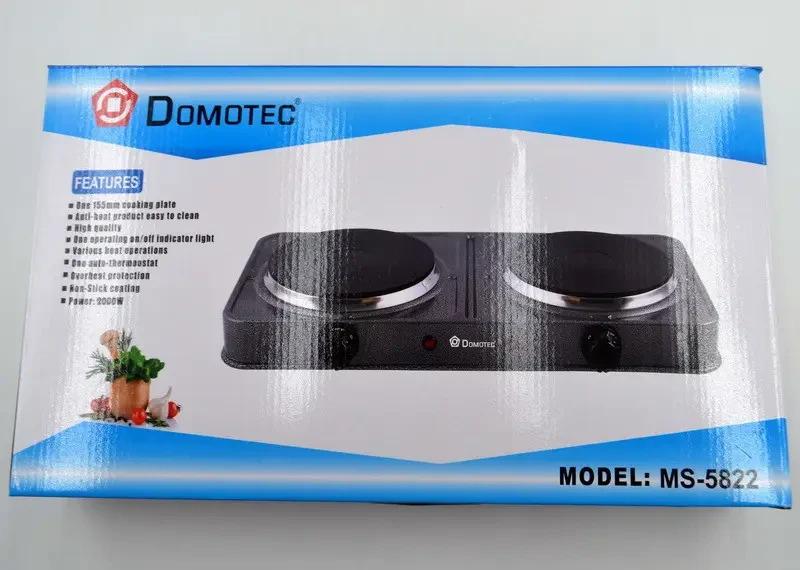 Електроплита настільна Domotec MS-5822 Сірий (S5822I) - фото 2