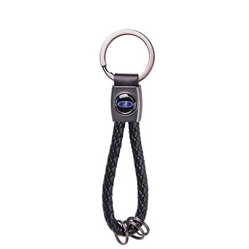 Брелок плетеный CN Lada кожезаменитель с кольцами (71920)