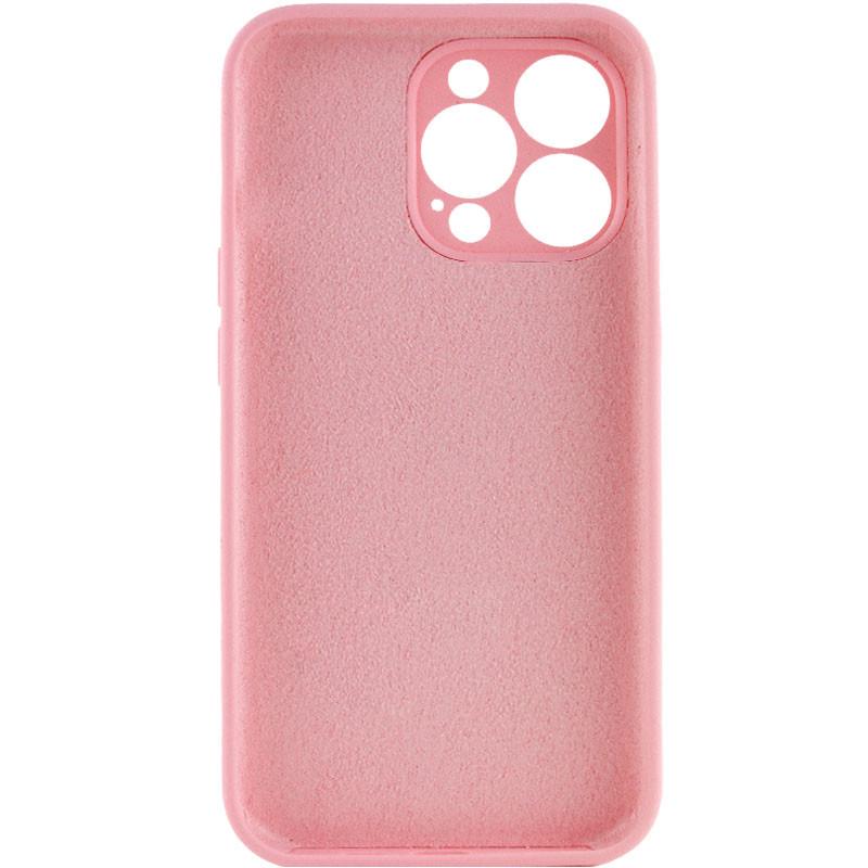 Протиударний чохол Silicone Case Full Camera Protective (AA) NL для Apple iPhone 15 Pro Max (6.7") Рожевий / Light pink - фото 2