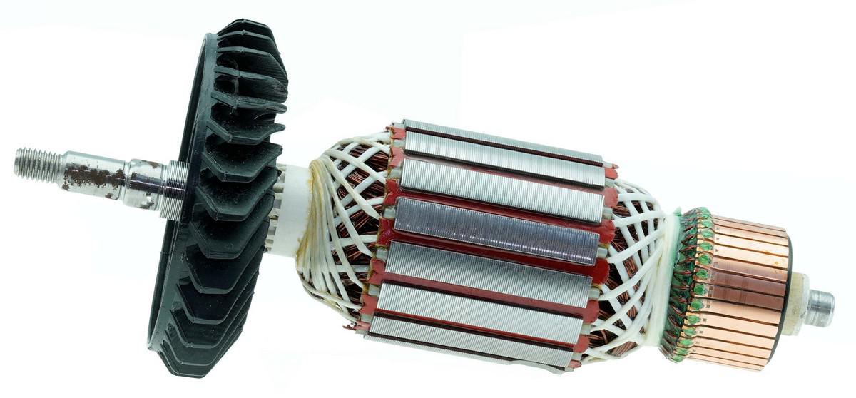 Якорь болгарки УШМ Forte AG 26-230 S 207х55,5 посадка 10 мм