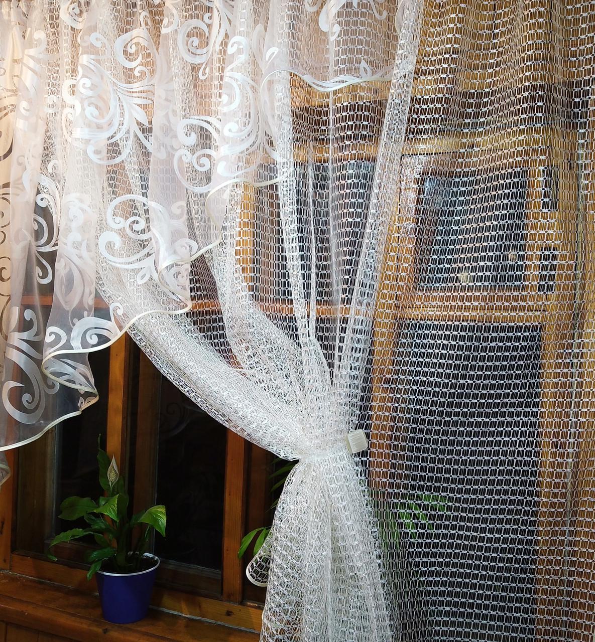 Шторы Фаина вензель левая Молочный (1668038212) - фото 6 Шторы Фаина вензель левая Молочный (1668038212) - фото 6