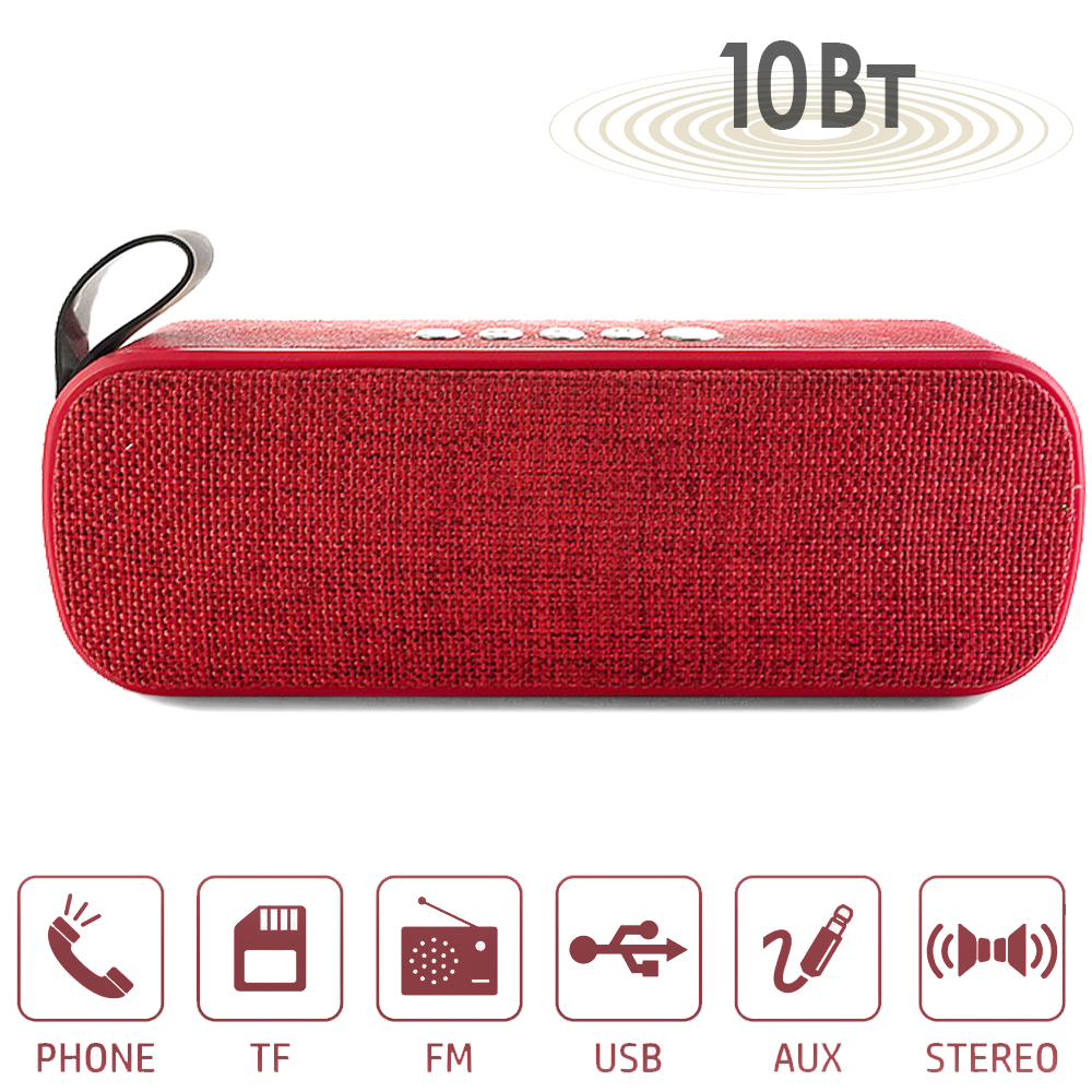 Колонка портативная Bluetooth M298A Красный