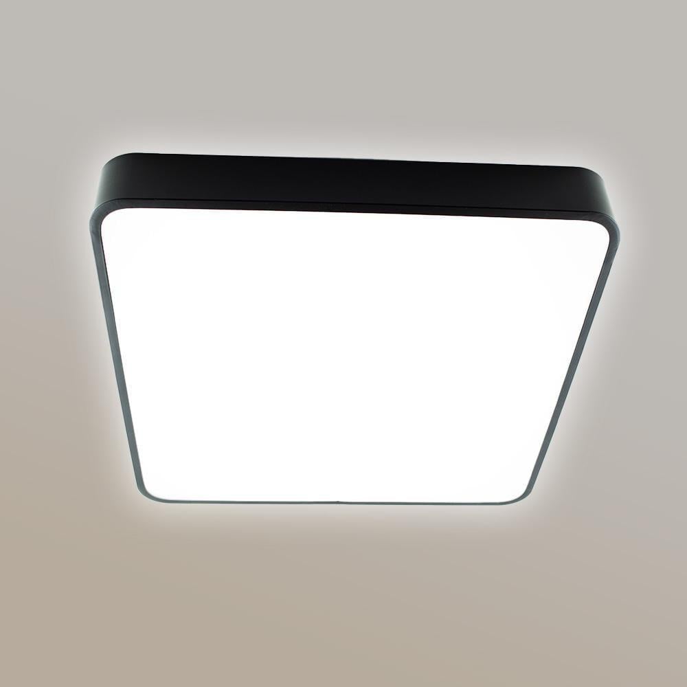Світильник світлодіодний стельовий ESLLSE Онікс Квадратний 90 Вт Чорний (141-10486-01)