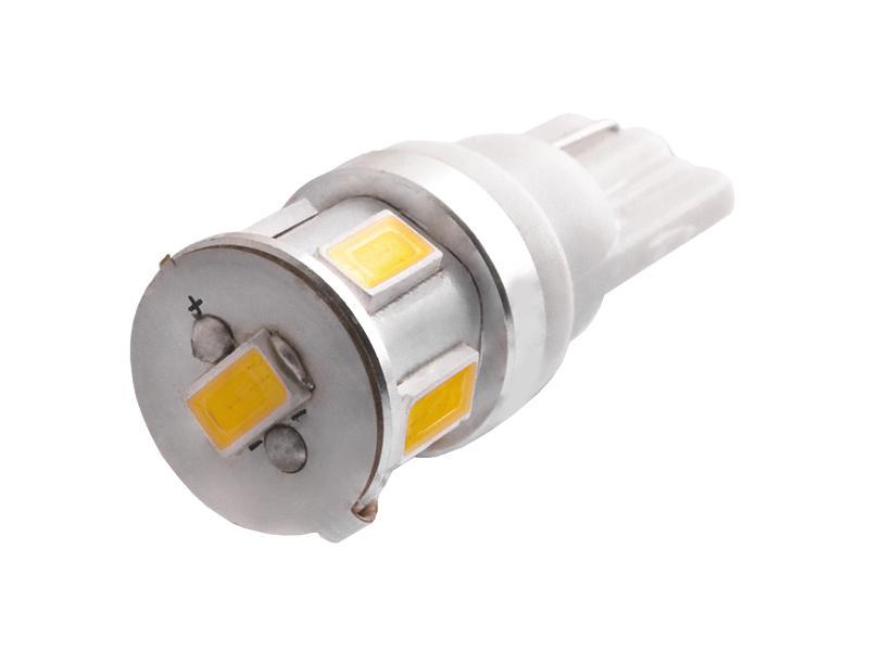 Автомобильная лампа светодиодная LEDUA T10w-6w samsung_ SMD 12V Белый (1007)
