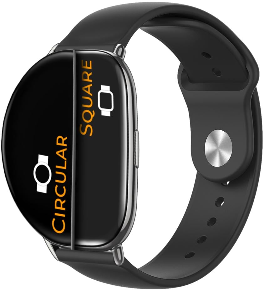 Ремешок Base для ZEPP E Square/Circular Black (26324-2B)