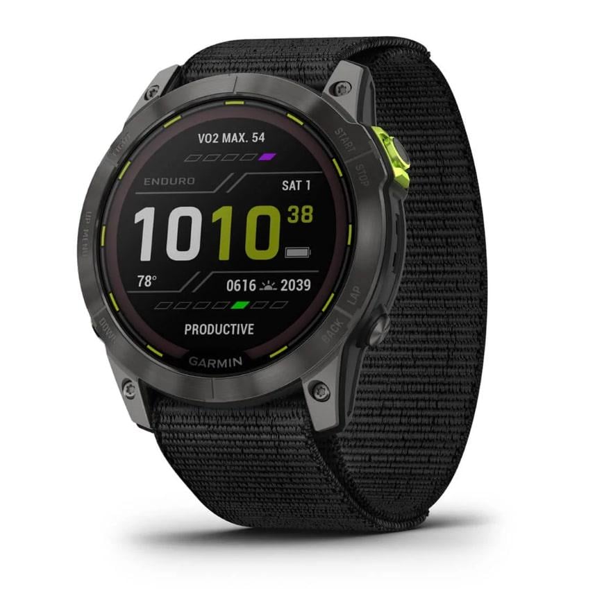 Смарт-часы Garmin Enduro 2 Sapphire Carbon Gray DLC Titanium (010-02754-13)