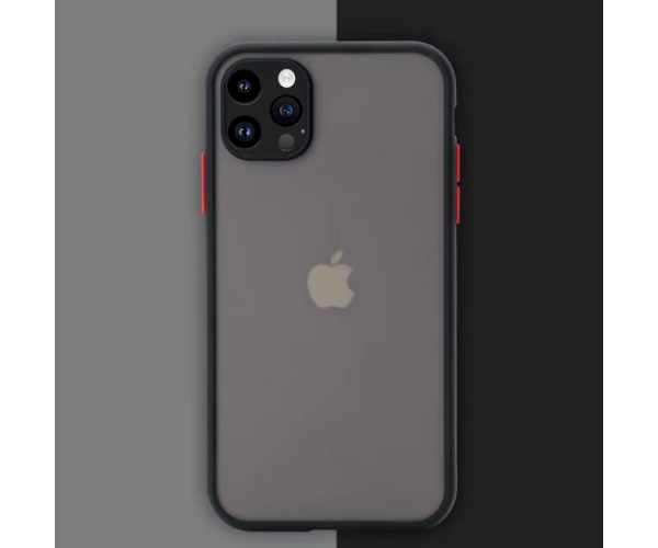 Чохол-накладка TPU Color Matte Case для Apple iPhone 14 Pro Чорний - фото 1