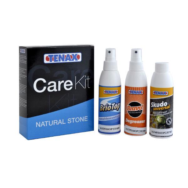 Набір TENAX Care Kit Natural Stone для захисту та догляду за виробами з каменю/мармуру/граніту 3х150 мл (000841)