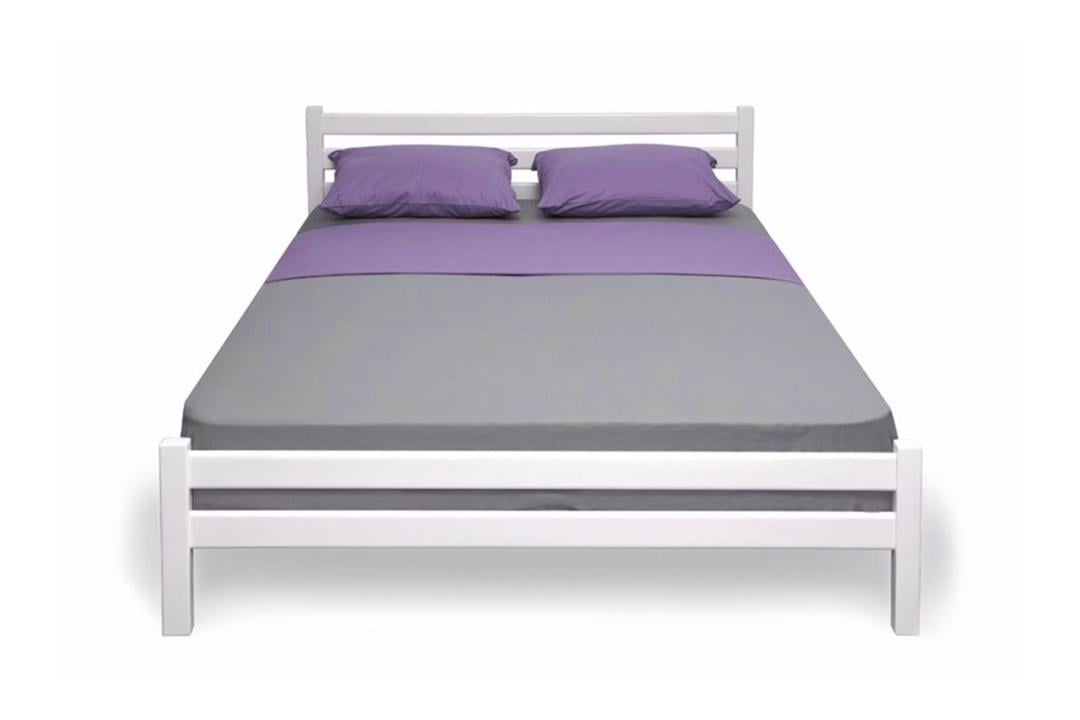 Ліжко дерев'яне Престиж Еко 160х200 см Білий - фото 2