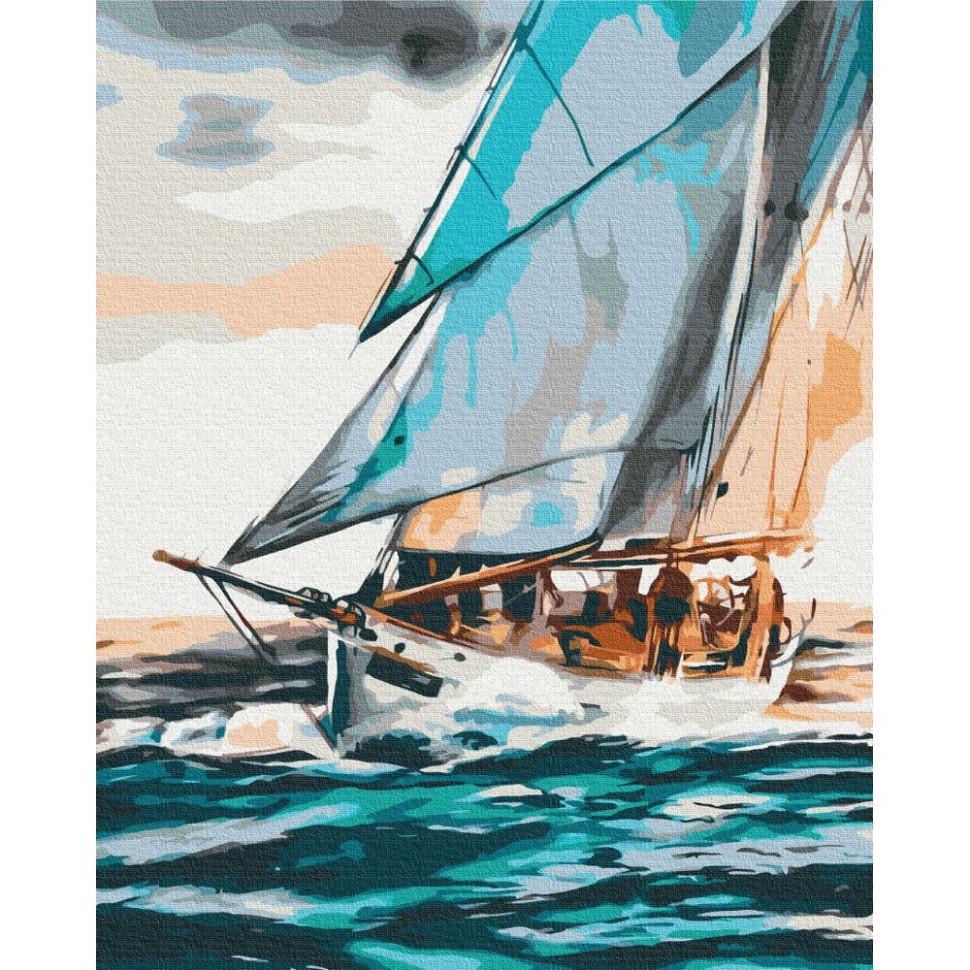 Картина за номерами Brushme Морська подорож Понамарчук Ірина BS53299 40x50 см (RLT30369)