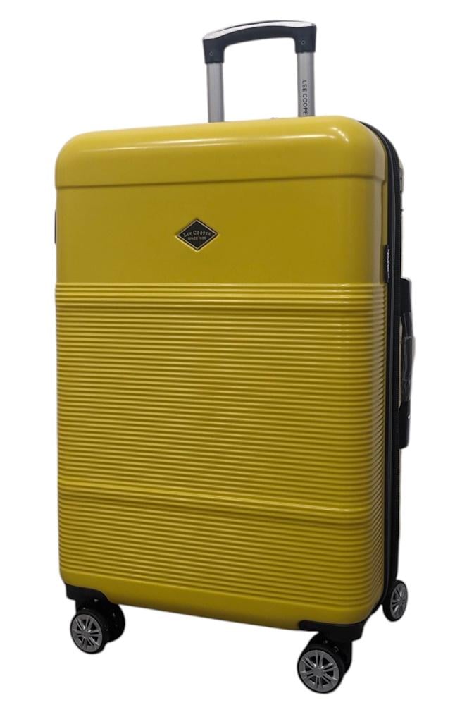 Чемодан средний Lee Cooper 32203 поликарбонат M Желтый