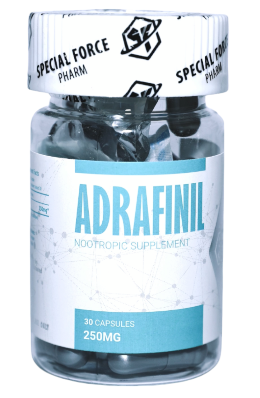 Адрафініл Для покращення роботи мозку Special Force Adrafinil 250 мг 30 капсул Адрафініл Для покращення роботи мозку Special Force Adrafinil 250 мг 30 капсул