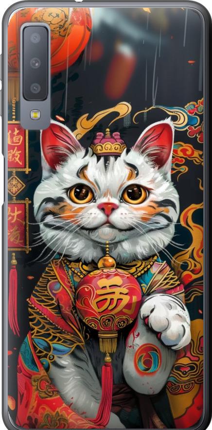 Чехол на Samsung Galaxy A7 (2018) A750F China Cat v2 (6135u-1582-42517)