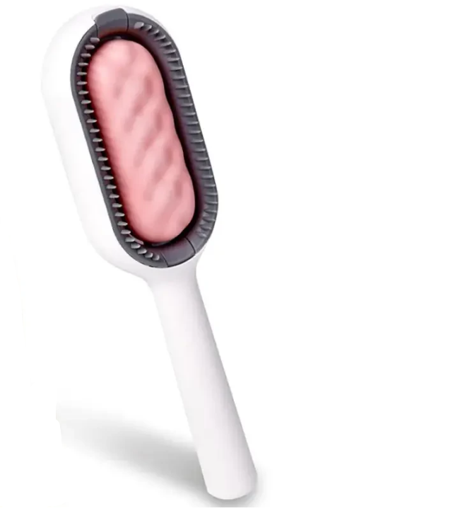 Щетка для вычесывания шерсти у кошек и собак Розовый (RD-3048)