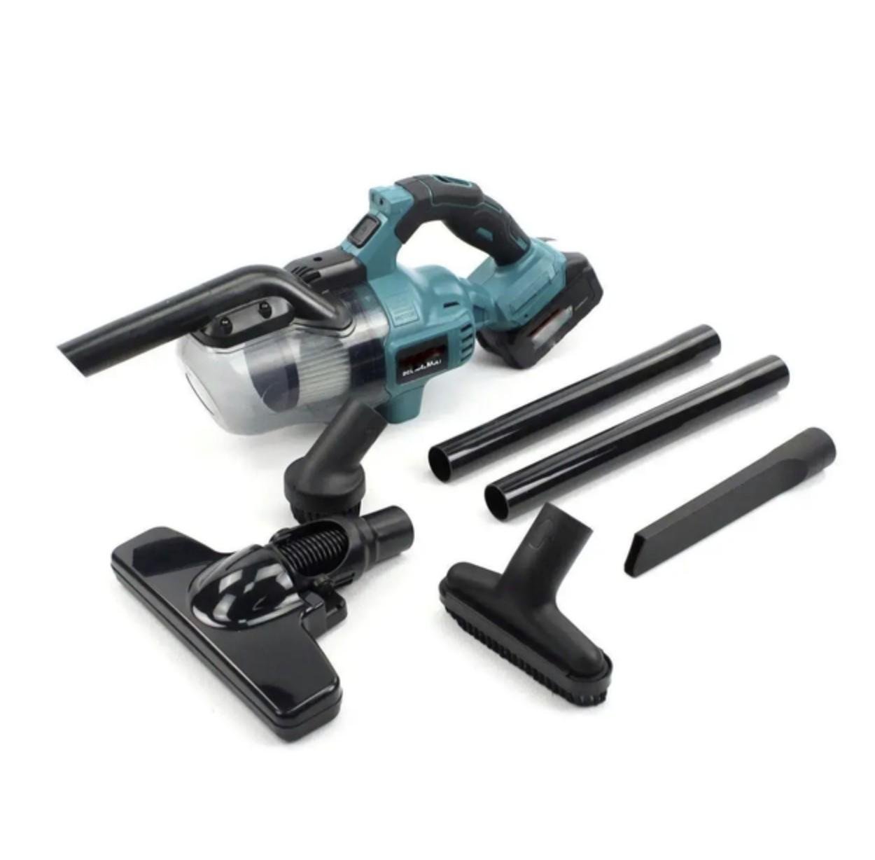 Пылесос аккумуляторный автомобильный Makita DCL184ZW-2Li 48 V 6 Ah безщеточный без АКБ - фото 1