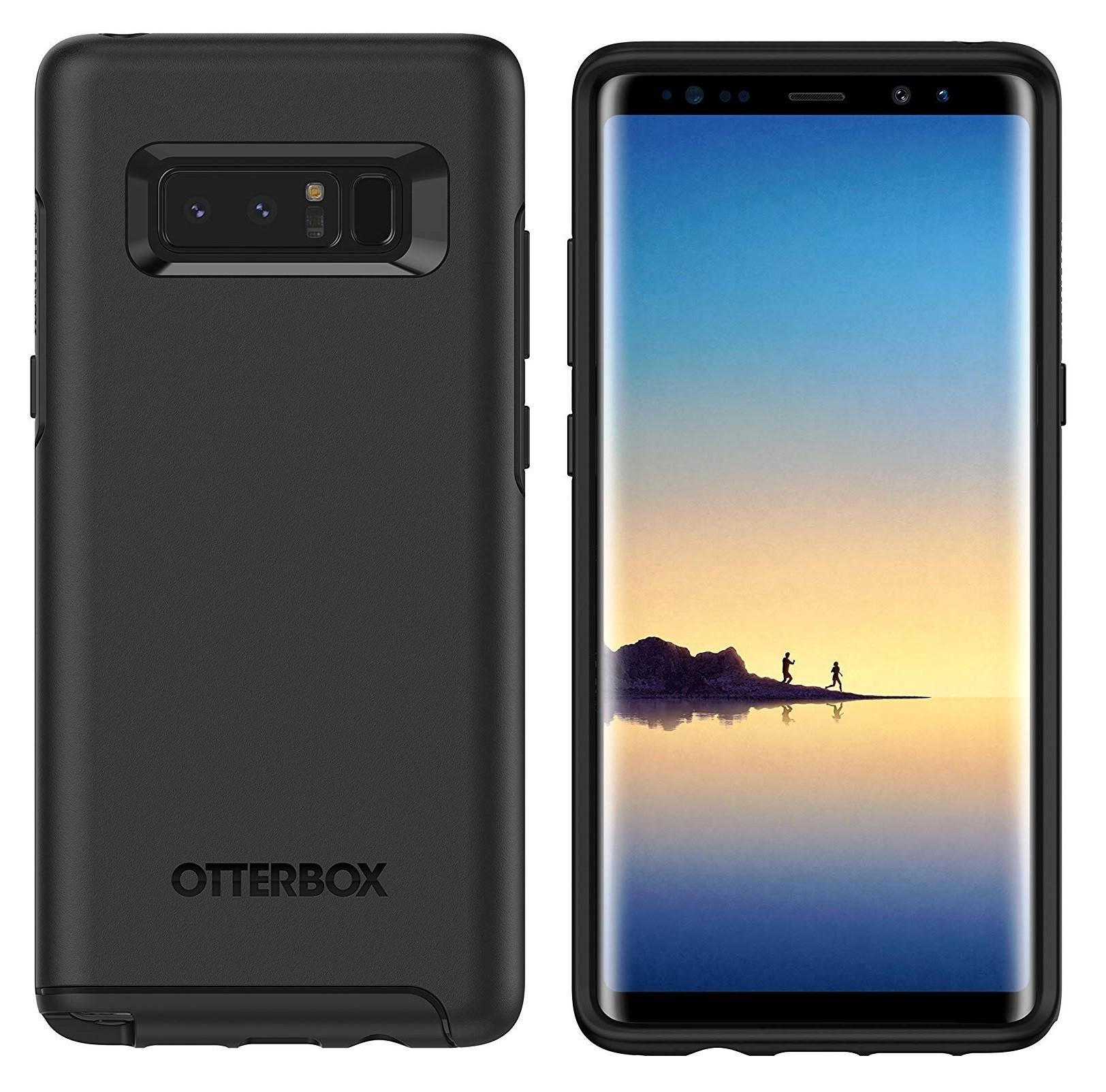 Чехол противоударный милитари OtterBox Symmetry для Samsung Note 8 Matte Black