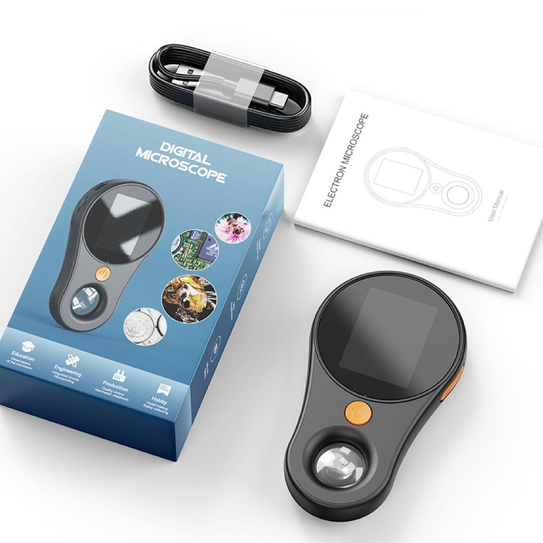 Мікроскоп цифровий ANESOK 370 500х2 Мп Full HD 1920х1080 з підсвіткою Чорний Мікроскоп цифровий ANESOK 370 500х2 Мп Full HD 1920х1080 з підсвіткою Чорний