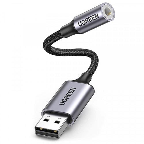 Звукова карта UGREEN CM477 USB Чорний (11664620) - фото 4