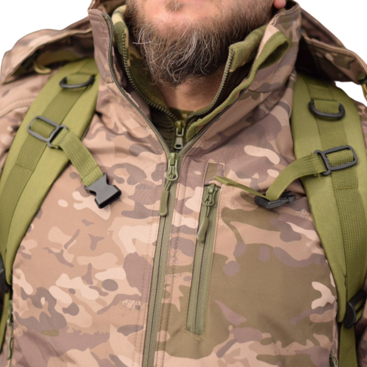 Рюкзак тактический военный 45 л Olive (00042) - фото 3 Рюкзак тактический военный 45 л Olive (00042) - фото 3