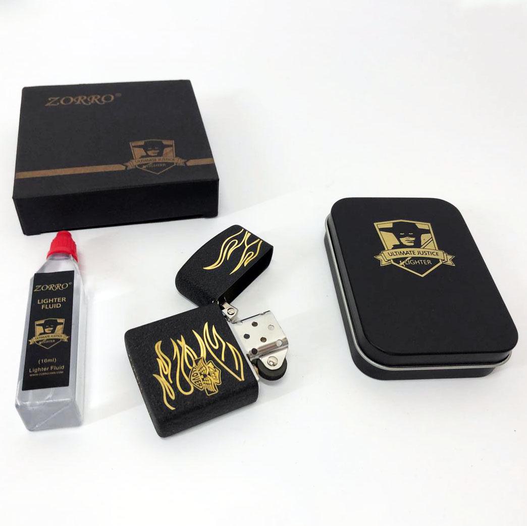 Набор для зажигалки бензиновая Zorro HL-304 Черный (310867) - фото 6 Набор для зажигалки бензиновая Zorro HL-304 Черный (310867) - фото 6