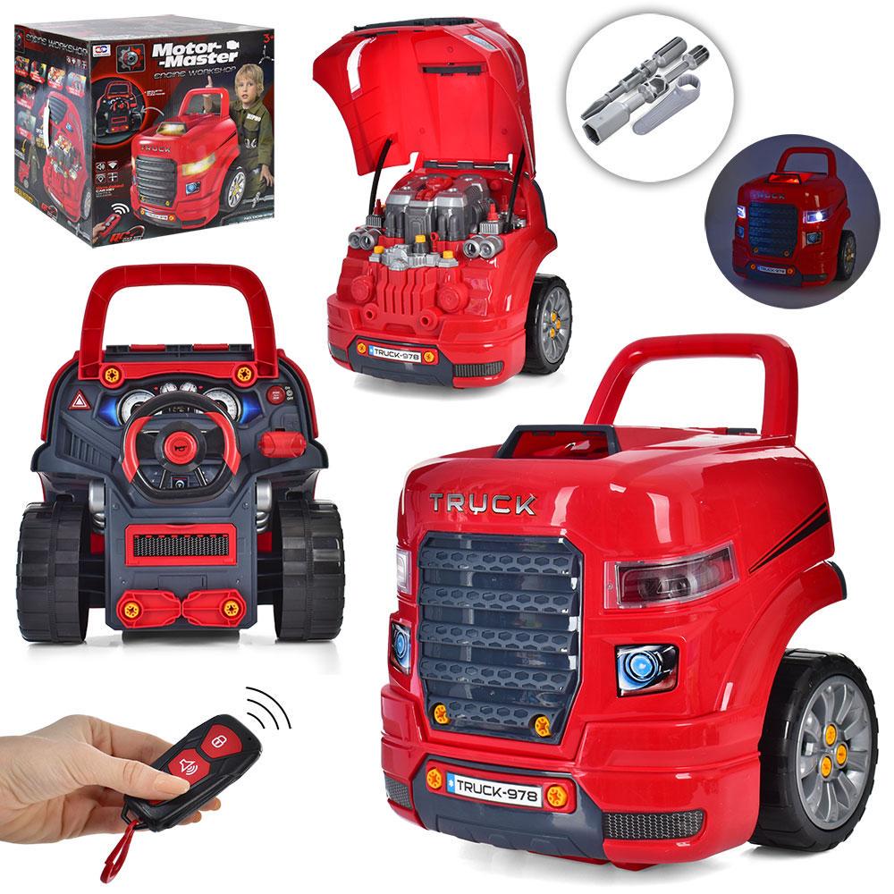 Детский игровой набор инструментов Автосервис 008-978 с двигателем грузовика Красный (2675563569) - фото 5 Детский игровой набор инструментов Автосервис 008-978 с двигателем грузовика Красный (2675563569) - фото 5